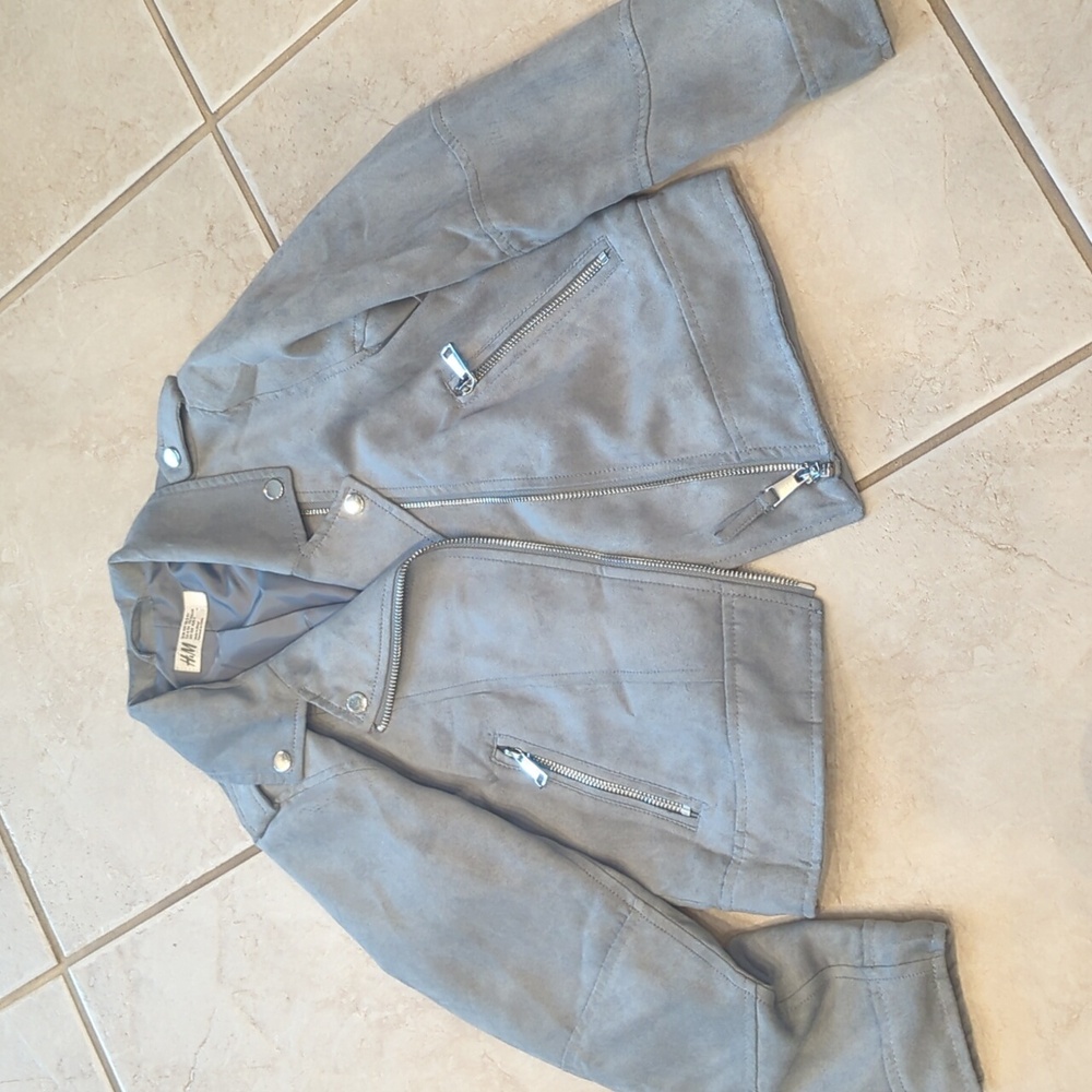 Girls size 8 gray H&M jacket